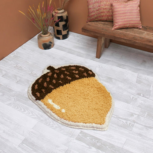 Cute Chestnut Shape Anti-Slip Bathroom Mat - Peachymart