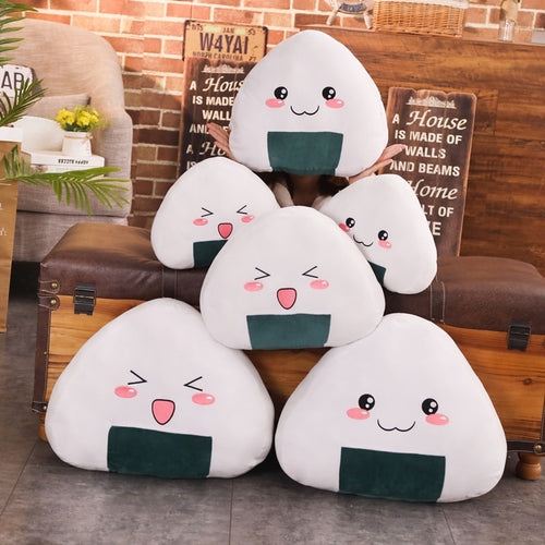 Kawaii Japanese Sushi Rice Cushion Plushy - Peachymart