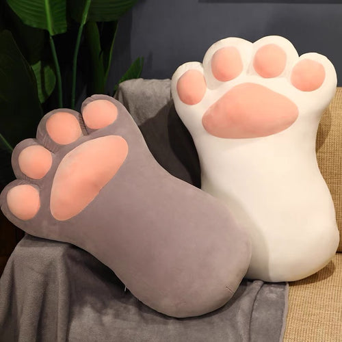 Cute Kawaii Cat Paw Hugging Plush Toy Cushion - Peachymart