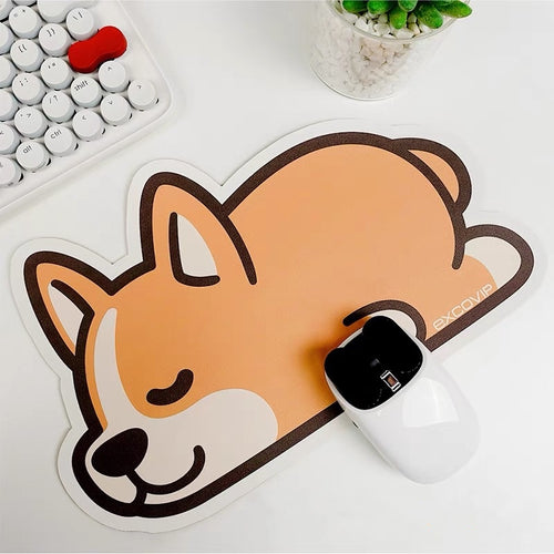 Cute Puppy & Kitten Shape Waterproof Mouse Pad - Peachymart