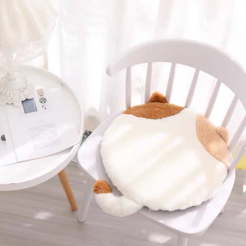 Kawaii Kitten Cat Pattern Seat Cushion - Peachymart